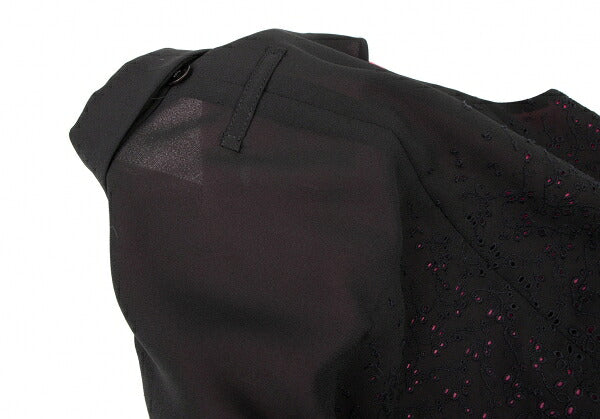 Jean Paul GAULTIER FEMME Mesh Layered Jacket Black Size 40