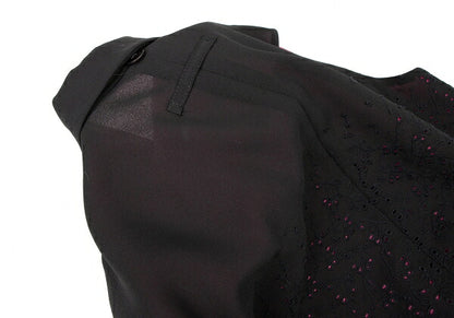 Jean Paul GAULTIER FEMME Mesh Layered Jacket Black Size 40