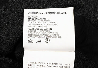 COMME des GARCONS Wool Nylon Circle Skirt Gray Size M