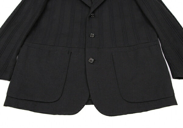 COMME des GARCONS HOMME Line Jacquard Jacket Black Size S