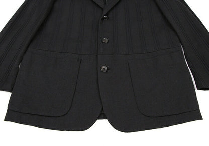 COMME des GARCONS HOMME Line Jacquard Jacket Black Size S