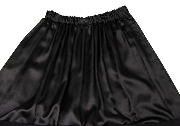 COMME des GARCONS 22AW Raw Edge Gathered Skirt Black Size XS