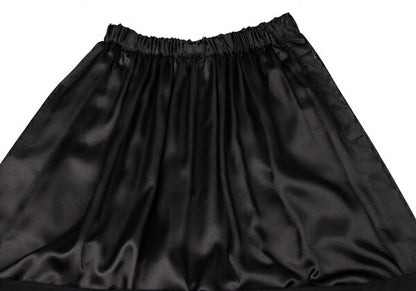 COMME des GARCONS 22AW Raw Edge Gathered Skirt Black Size XS