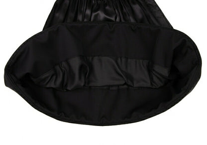 COMME des GARCONS 22AW Raw Edge Gathered Skirt Black Size XS