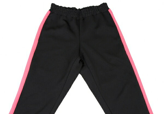 COMME des GARCONS 22SS Poly Sideline Cropped Blk Pants Size XS