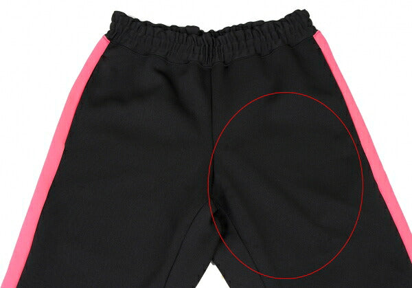 COMME des GARCONS 22SS Poly Sideline Cropped Blk Pants Size XS