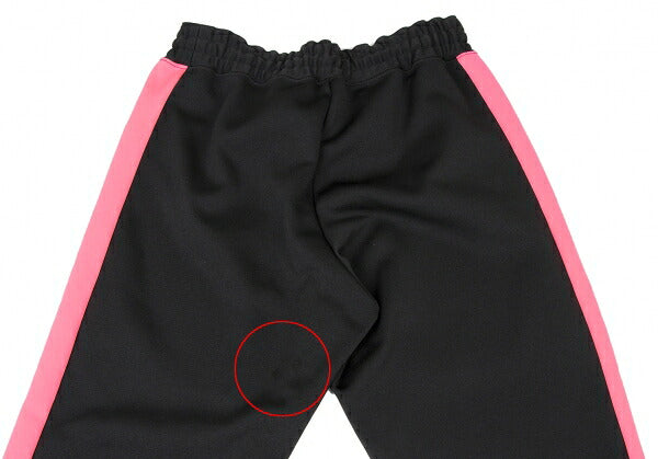 COMME des GARCONS 22SS Poly Sideline Cropped Blk Pants Size XS