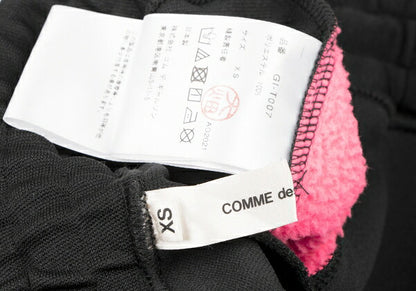 COMME des GARCONS 22SS Poly Sideline Cropped Blk Pants Size XS