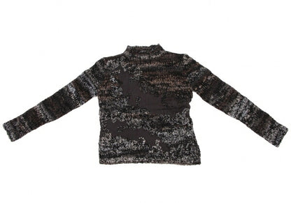 M.&KYOKO Alpaca Blend Wool Sweater Black Size M