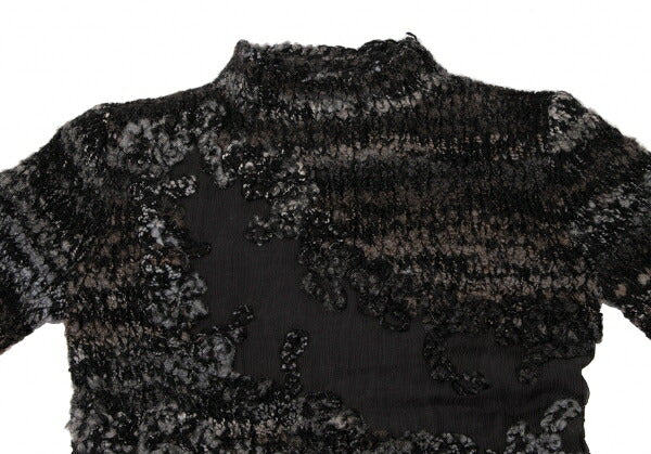 M.&KYOKO Alpaca Blend Wool Sweater Black Size M