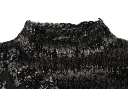M.&KYOKO Alpaca Blend Wool Sweater Black Size M