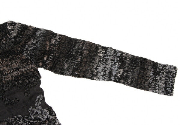 M.&KYOKO Alpaca Blend Wool Sweater Black Size M