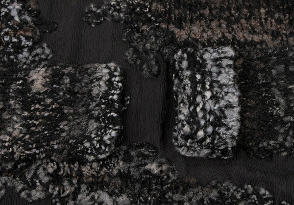 M.&KYOKO Alpaca Blend Wool Sweater Black Size M