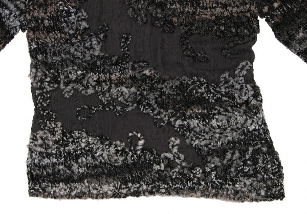 M.&KYOKO Alpaca Blend Wool Sweater Black Size M