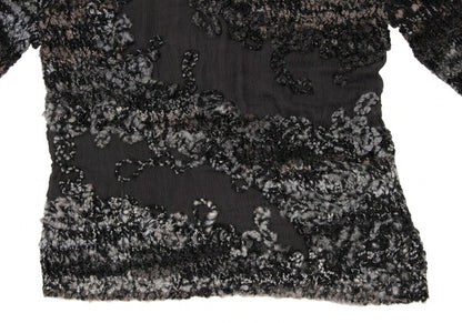 M.&KYOKO Alpaca Blend Wool Sweater Black Size M