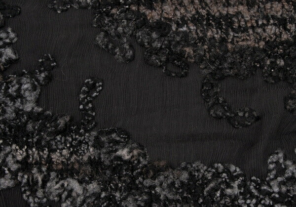 M.&KYOKO Alpaca Blend Wool Sweater Black Size M