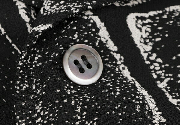 COMME des GARCONS All Over Print Poly Dress Black Size M
