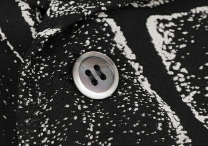 COMME des GARCONS All Over Print Poly Dress Black Size M