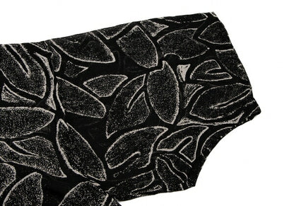 COMME des GARCONS All Over Print Poly Dress Black Size M
