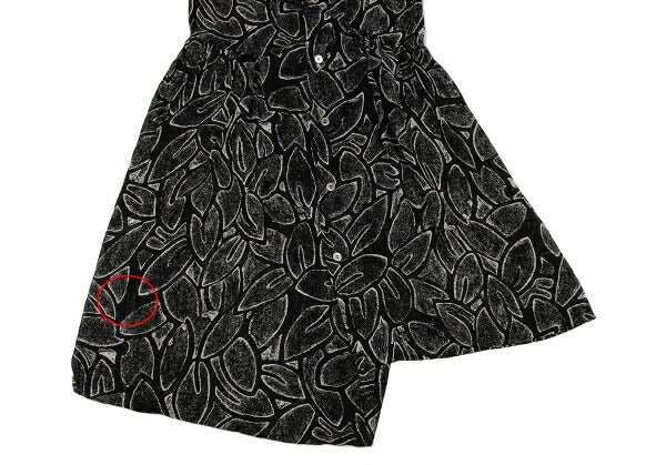 COMME des GARCONS All Over Print Poly Dress Black Size M