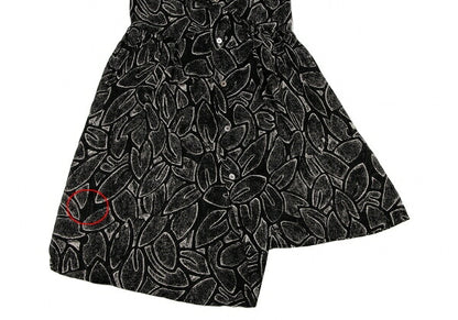 COMME des GARCONS All Over Print Poly Dress Black Size M