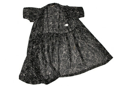 COMME des GARCONS All Over Print Poly Dress Black Size M