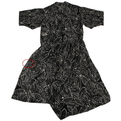 COMME des GARCONS All Over Print Poly Dress Black Size M