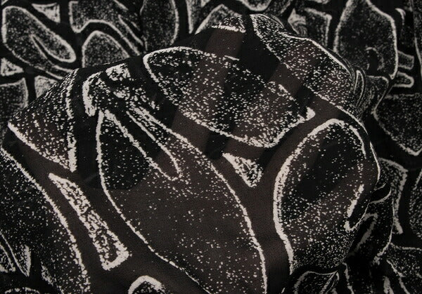 COMME des GARCONS All Over Print Poly Dress Black Size M