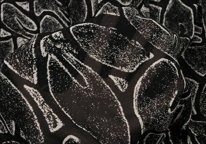 COMME des GARCONS All Over Print Poly Dress Black Size M