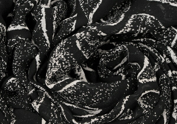 COMME des GARCONS All Over Print Poly Dress Black Size M