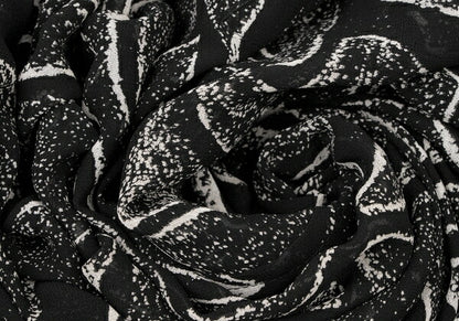 COMME des GARCONS All Over Print Poly Dress Black Size M