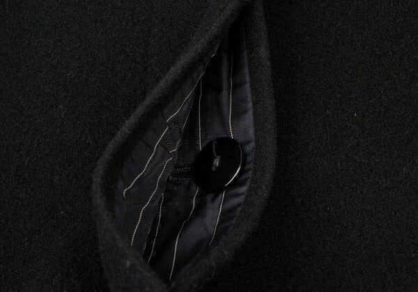 Jean Paul GAULTIER Melton Wool 3/4 Sleeve Coat Size 9