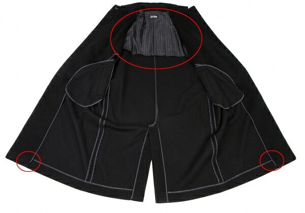 Jean Paul GAULTIER Melton Wool 3/4 Sleeve Coat Size 9