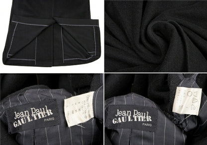 Jean Paul GAULTIER Melton Wool 3/4 Sleeve Coat Size 9