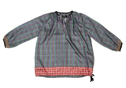 COMME des GARCONS Poly Drawcord Hem Blouse Purple Size M