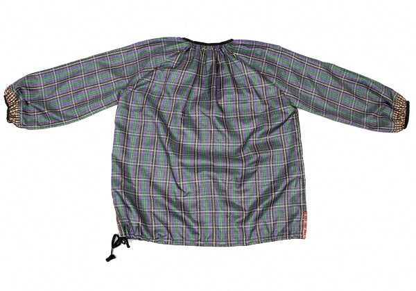 COMME des GARCONS Poly Drawcord Hem Blouse Purple Size M