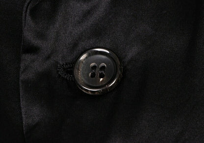 COMME des GARCONS Silk Shawl 2-Button Jacket Black Size S