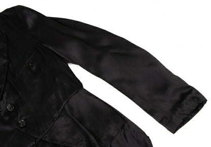 COMME des GARCONS Silk Shawl 2-Button Jacket Black Size S