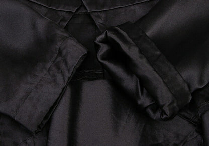 COMME des GARCONS Silk Shawl 2-Button Jacket Black Size S