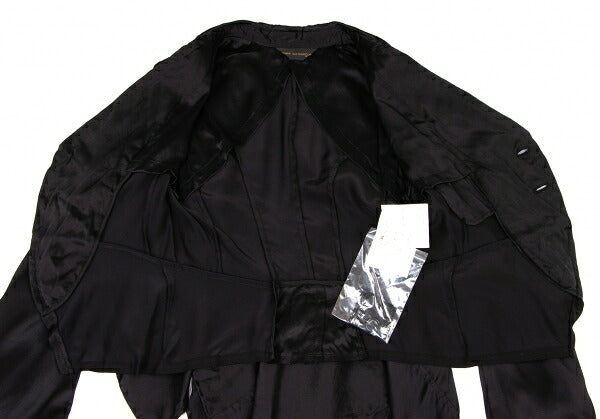 COMME des GARCONS Silk Shawl 2-Button Jacket Black Size S