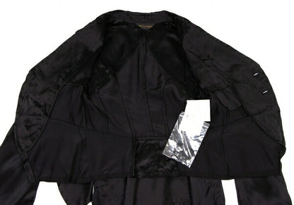 COMME des GARCONS Silk Shawl 2-Button Jacket Black Size S