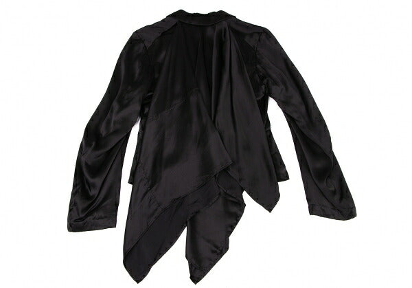 COMME des GARCONS Silk Shawl 2-Button Jacket Black Size S