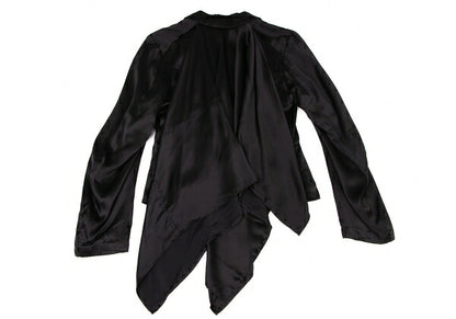 COMME des GARCONS Silk Shawl 2-Button Jacket Black Size S