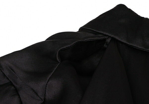 COMME des GARCONS Silk Shawl 2-Button Jacket Black Size S