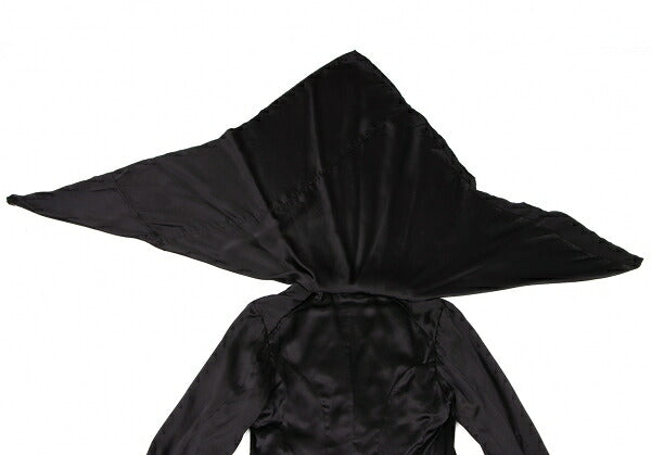 COMME des GARCONS Silk Shawl 2-Button Jacket Black Size S