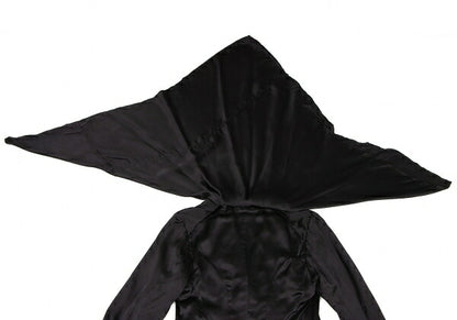 COMME des GARCONS Silk Shawl 2-Button Jacket Black Size S