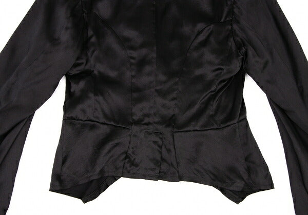 COMME des GARCONS Silk Shawl 2-Button Jacket Black Size S