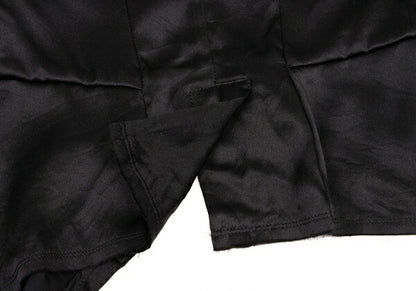 COMME des GARCONS Silk Shawl 2-Button Jacket Black Size S