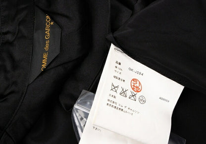 COMME des GARCONS Silk Shawl 2-Button Jacket Black Size S