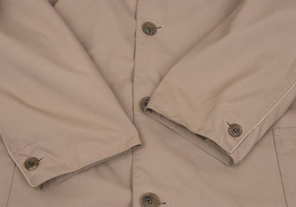 Papas Poly Collar Long Coat Brown Size L
